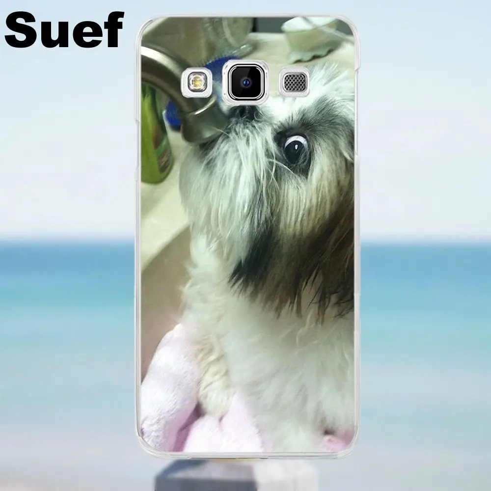 Мягкий чехол для телефона Shih Tzu Shitzu Dog Puppy Galaxy Alpha Core Prime Note 2 3 4 5 S3 S4 S5 S6 S7 S8 mini edge Plus |