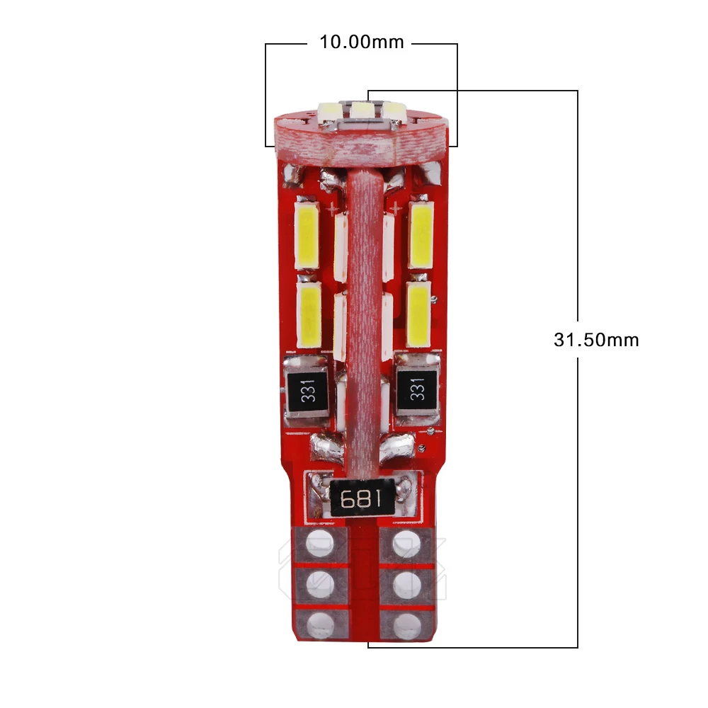 Новинка 2 x T10 led W5W 19smd 194 168 19LED 4014 SMD яркий автомобильный интерьерный Стайлинг Canbus