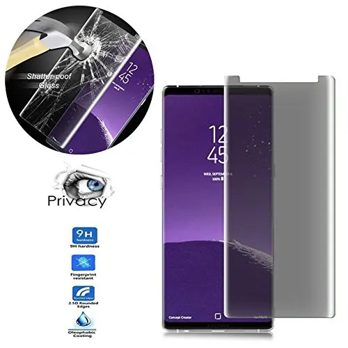 

For Samsung Galaxy Note8 3 Privacy Tempered Glass Protector Full Coverage Film For Samsung Galaxy Note3 Note8 Drop Shipping