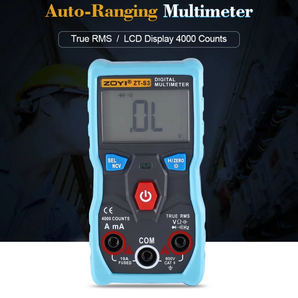 ZT-S3 4000 Data Transfer AC/DC Frequency Temperature Measurement Handheld 10A Digital Multimeter | Инструменты