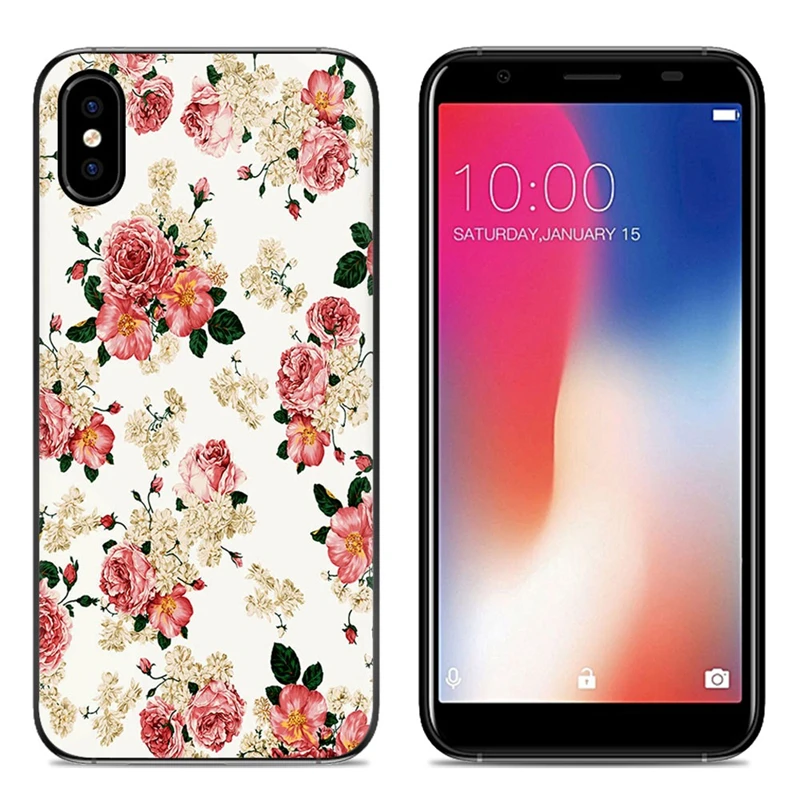 Phone Case For Doogee X55 5.5-inch Fashion Design Art Painted TPU Soft Cute Cover Unicorn Shell |