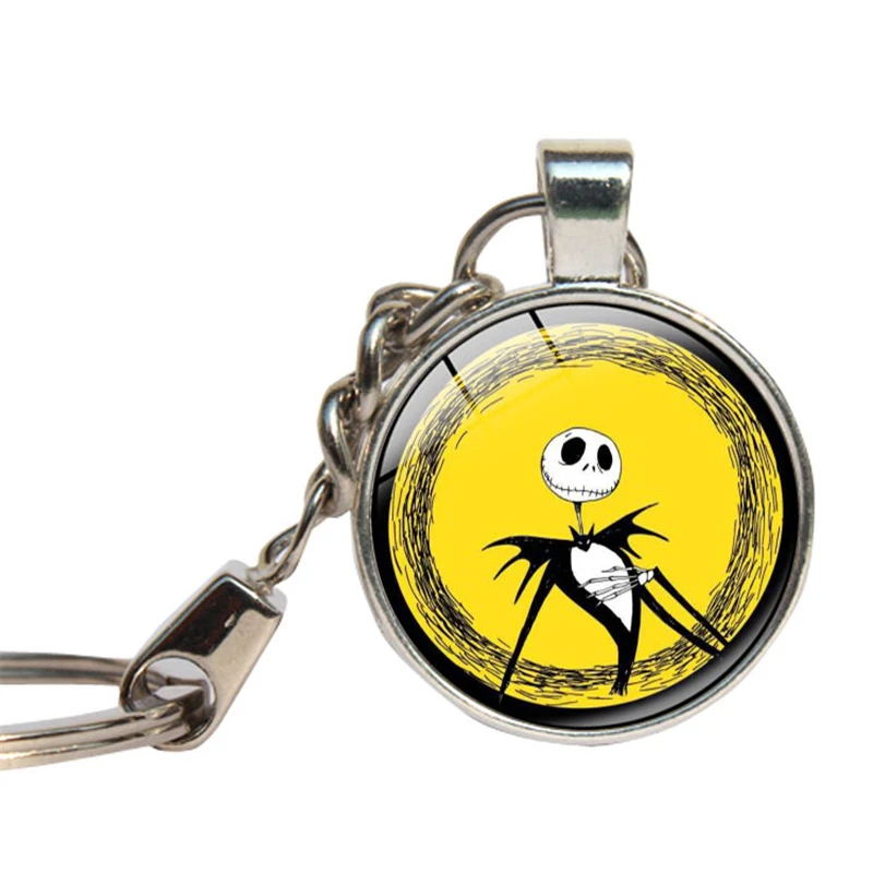 Кошмар перед Рождеством брелок со стеклянным кабошоном кулон ювелирные изделия