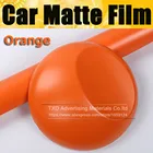 102030405060x152 смЛот, Высококачественная оранжевая матовая наклейка на кузов автомобиля, переводная матовая оранжевая виниловая пленка, ПВХ лист