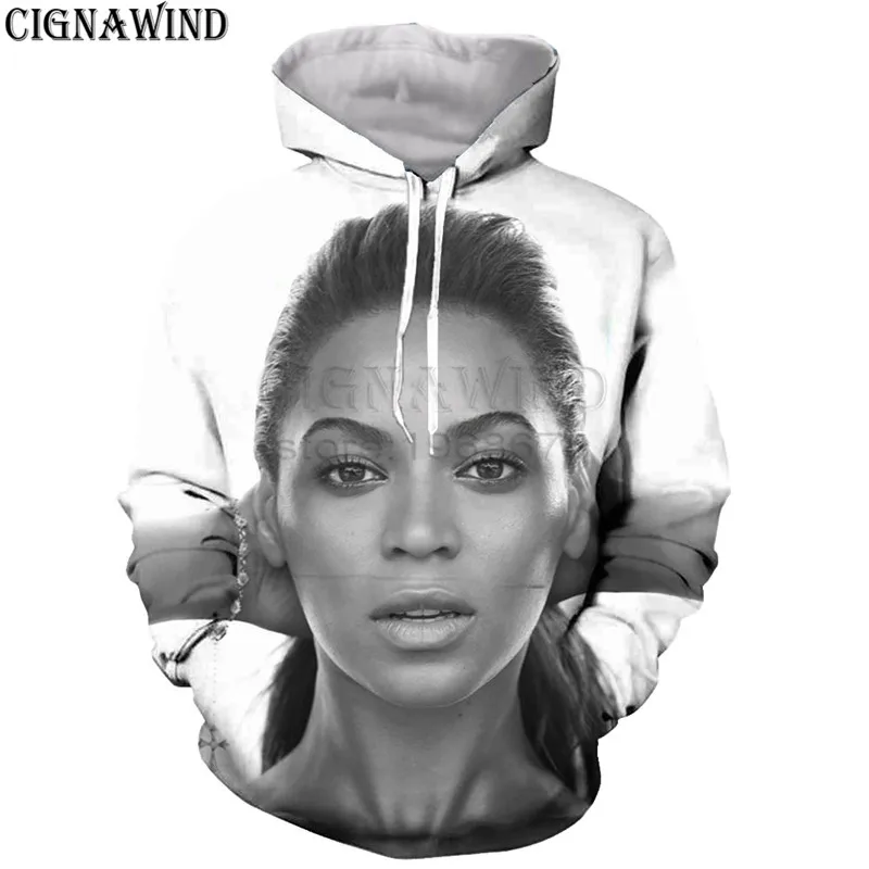 Мода хип хоп поп queen Beyonce Толстовка для мужчин/для женщин 3D толстовки с капюшоном, с принтом; толстовки одежда с длинным рукавом Harajuku стиль уличная топы корректирующие