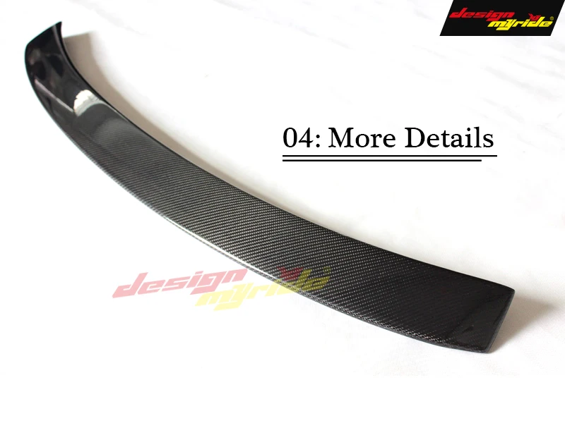 For Mercedes C-Class Sports W204 C204 S204 4-Doors Roof Top Spoiler Duckbill Wing Carbon Fiber AC-Style C180 C200 C250 2007-2014 |
