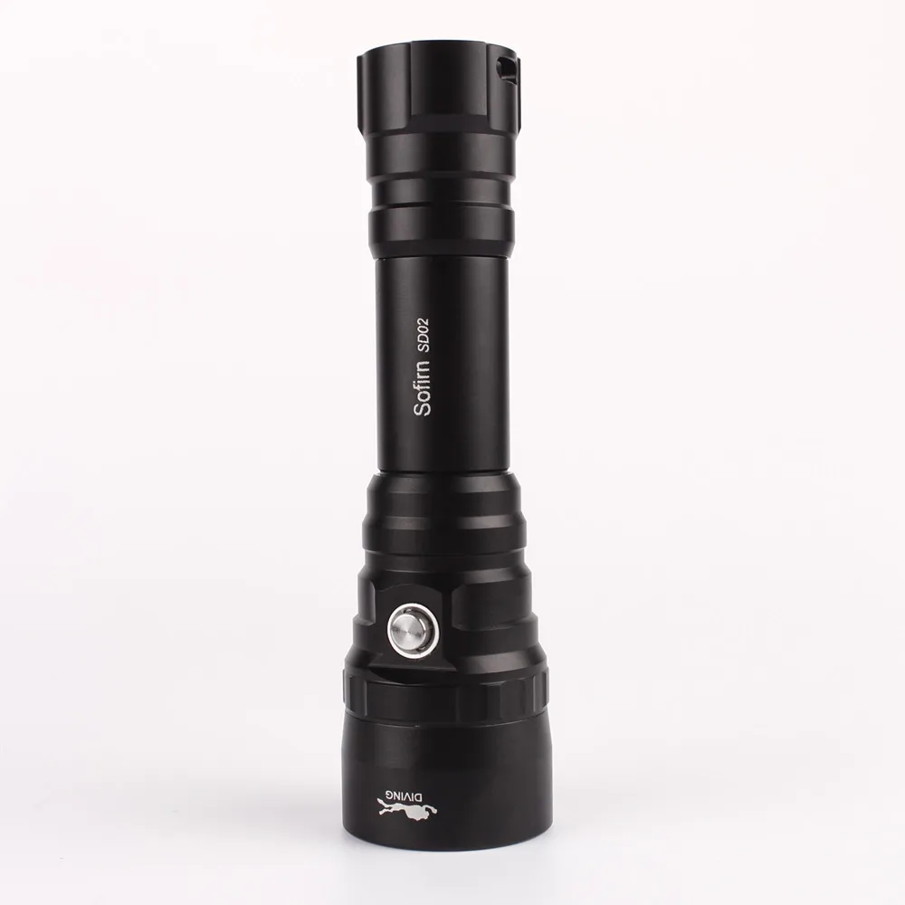 Sofirn SD02 профессиональный подводный фонарик 18650 мощный погружной светильник Cree XPL 1050lm светодиодный светильник подводный поисковый светильник фонарь