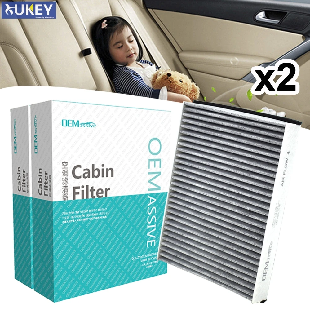 2 шт. автомобильные аксессуары активированный углеродный воздушный фильтр