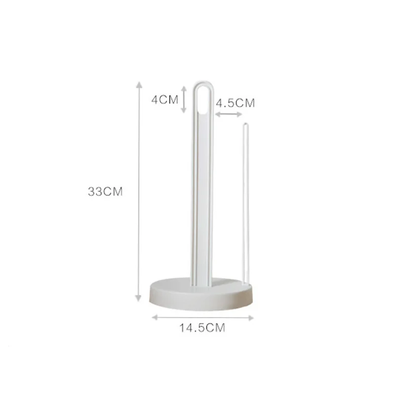 Plastic Kitchen Paper Wipes Towel Roll Tissue Holder Guard Rack Pole Stand Dispenser Storage Organizer For Countertop | Дом и сад