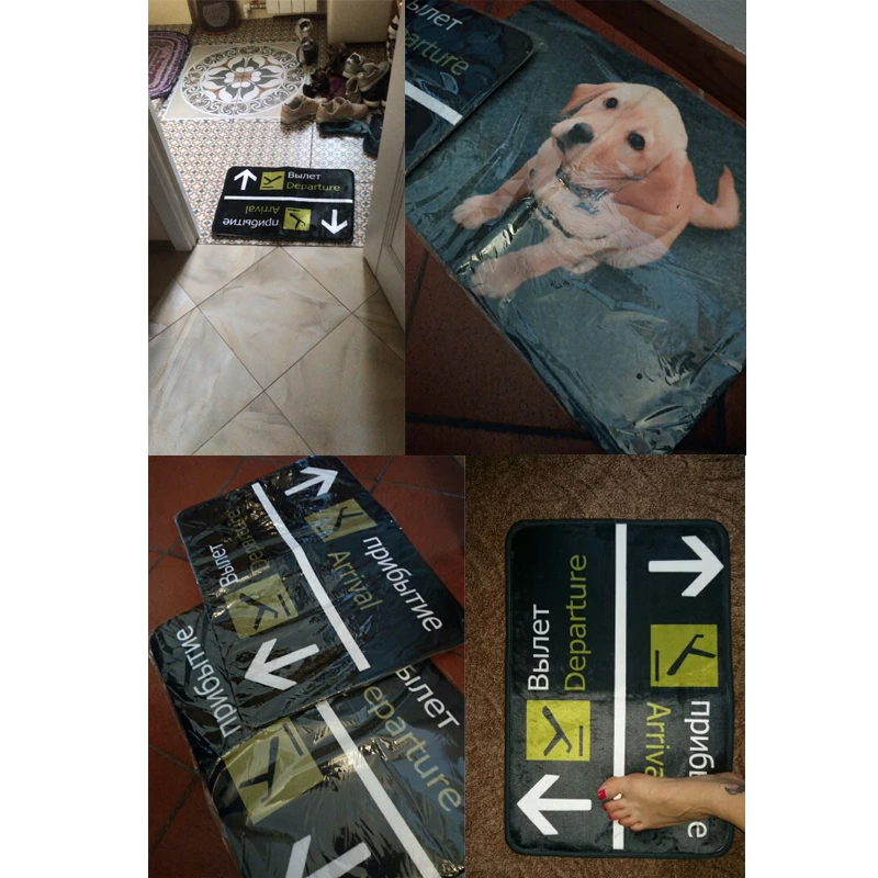 HUGSIDEA Иллюстрированный панель в форме французского бульдога 3D печати ковры