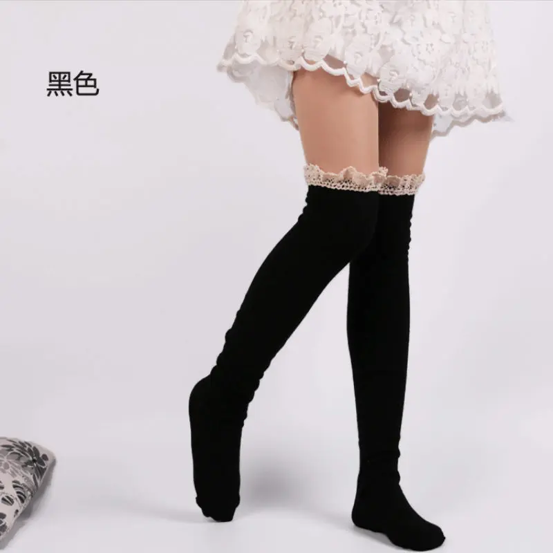 По сравнению с гетры выше колена из хлопка Принт: высокие сапоги до модные зимние