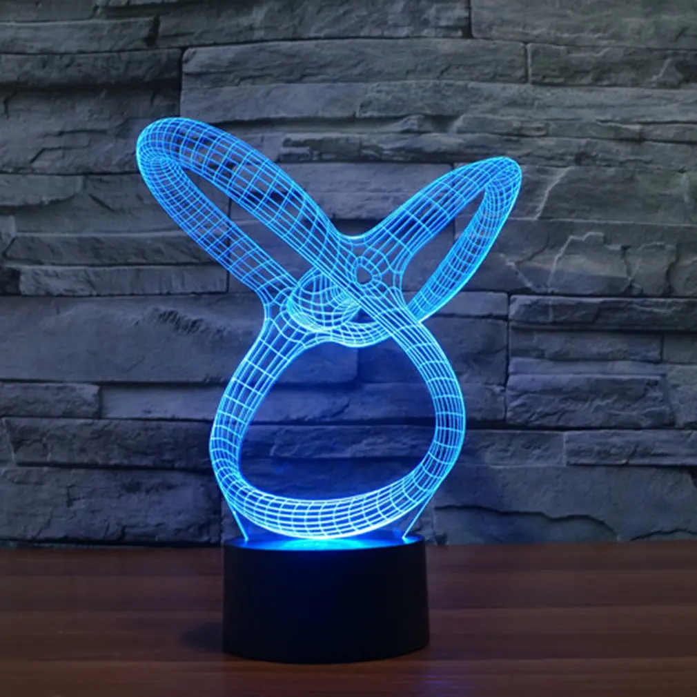 Уникальная форма 3D огни красочные светодио дный светодиодные постепенное