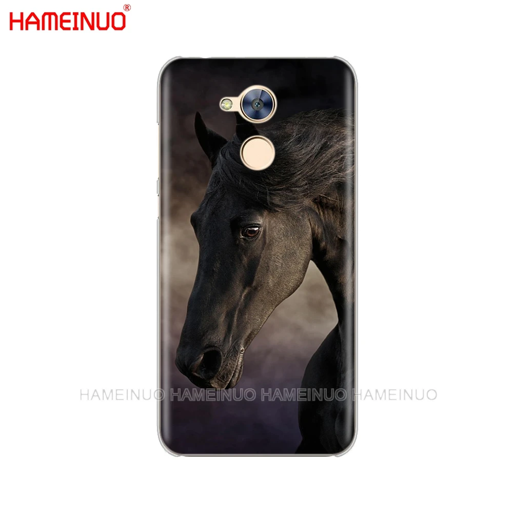 HAMEINUO с принтом животного, лошади крышка чехол для телефона для huawei Honor 10 V10 4A 5A 6A 7A 6C 6X7X8 9 LITE - Цвет: 62138