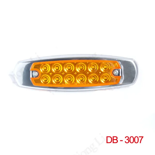 4X amber12V 24v герметичный светодиодный фонарь для грузовиков прицепов автобусов