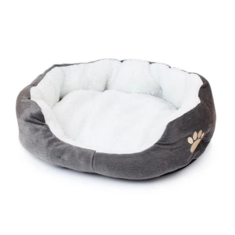 Мягкая кровать для кошек HIPET 1 шт. Симпатичный хлопковый зимний теплый удобный