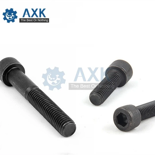 Hexagonal Screws M14*60/65..150mm 2pcs 12.9 Strength Full-size Din912 Carbon Steel High Axk Metalworking 0.150kg (0.33lb.) | Обустройство
