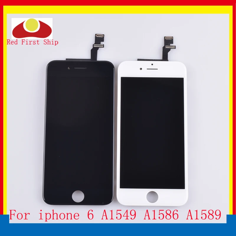 10 шт./лот для iphone 6 ЖК экран Pantalla монитор 6G дисплей сенсорный дигитайзер полный