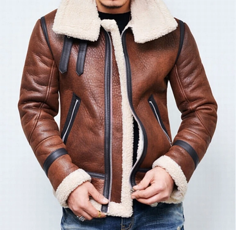 Men's Leather Jacket Men Thickening With Velvet Leather Coat Men Winter Coats Outerwear Fashion Warm Motorcycle Jackets