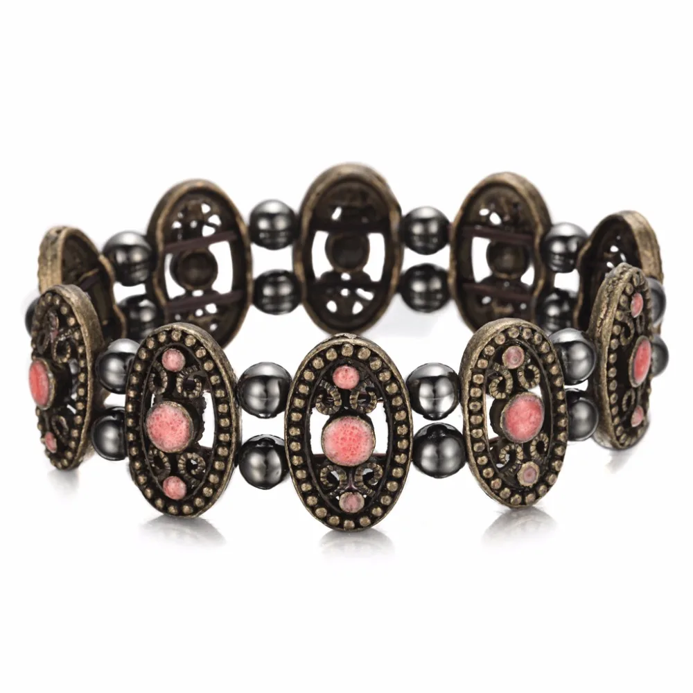 2019 винтажные женские и мужские гематитовые браслеты модные здоровья ювелирные