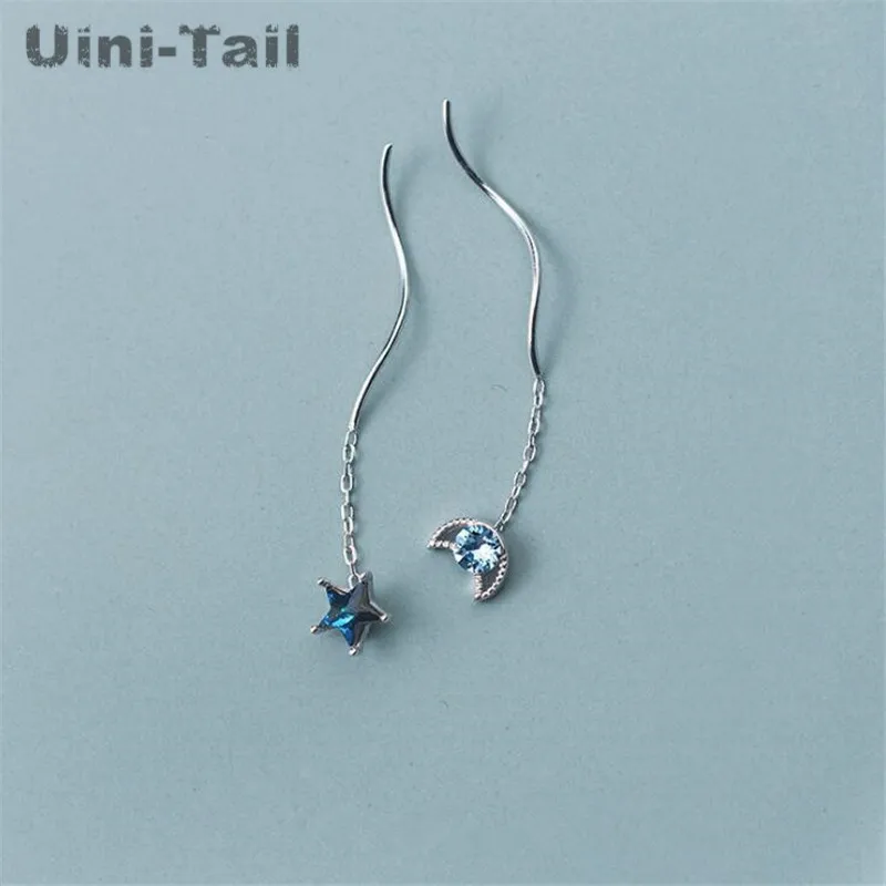 Uini-Tail Горячая новинка 925 пробы Серебряный темперамент асимметрия небольшой