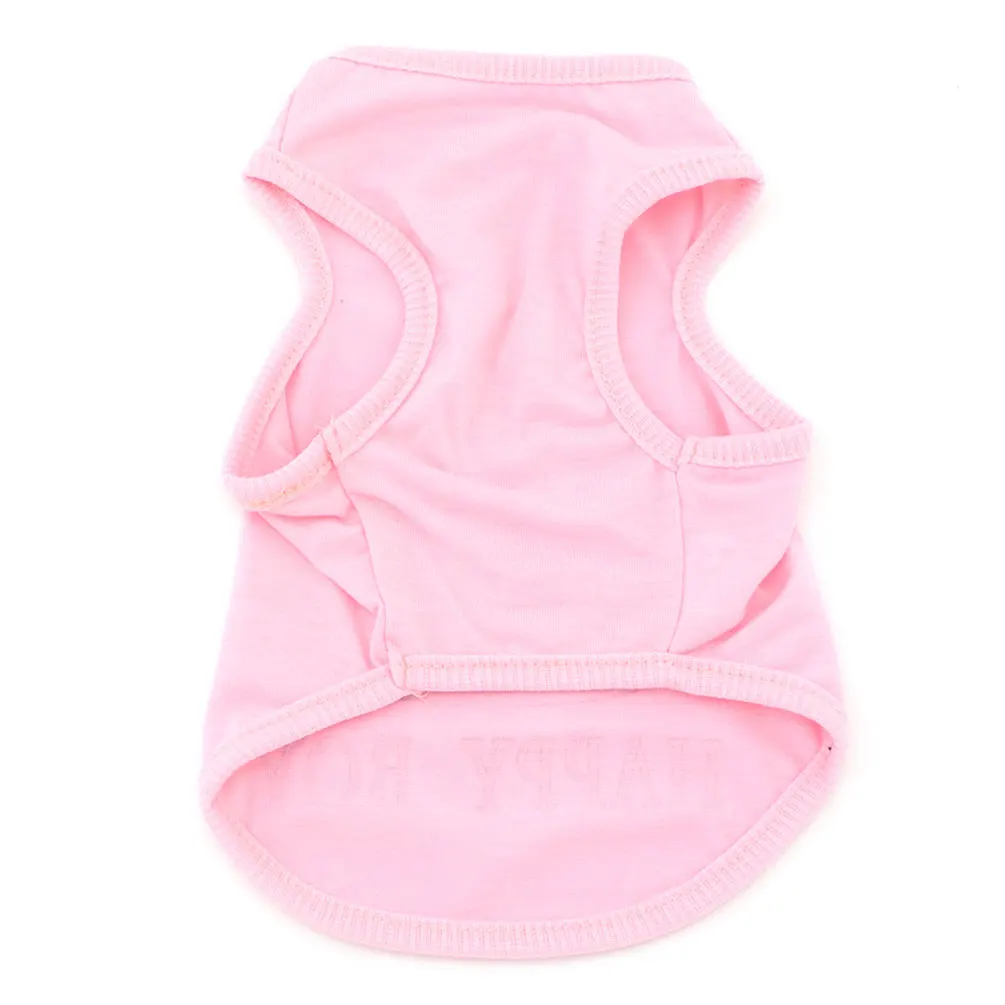 2017 Одежда для маленьких собак девочек и мальчиков жилет Happy Frog футболка