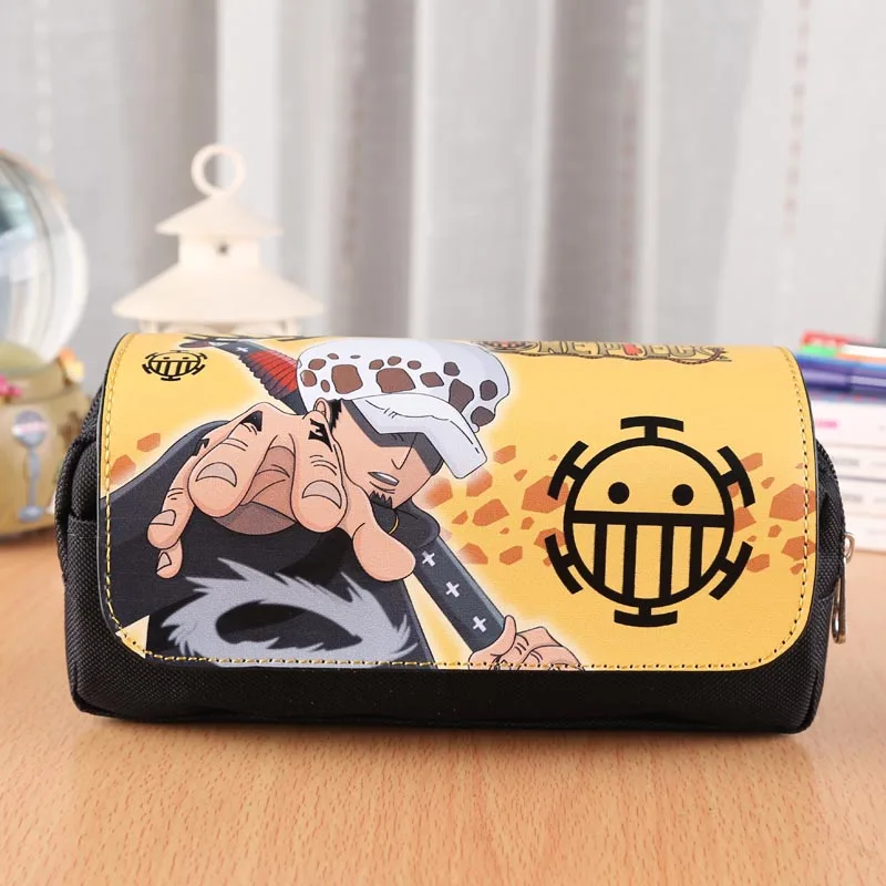 ONE PIECE -2 Косплэй аниме Итачи Учиха из “Наруто” пенал, аксессуары для путешествий, Сумка с двойной молнией косметичка мода подарок, сумочка для денег - Цвет: ONE PIECE -2