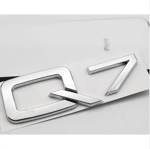 Q7 A3 A4L A5 A6L A7 A8 Q3 Q5 Q7 1,8 т 2,0 2,4 3,0 Т 3,2 3,6 4,2 для Audi все багажника выгрузки Ёмкость Эмблема для автостайлинга Стикеры - Название цвета: Q7