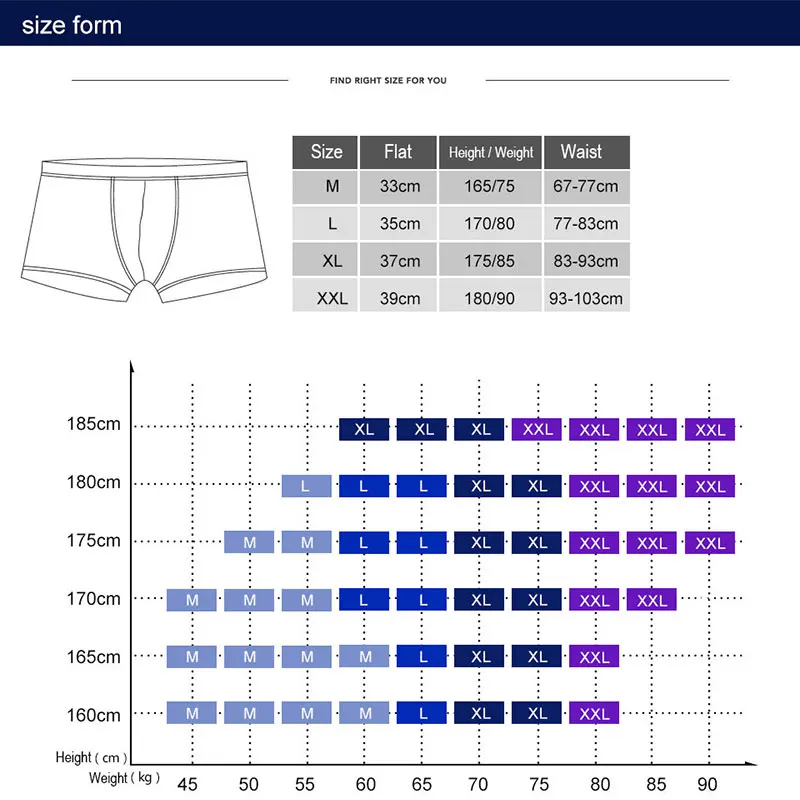 Трусы боксеры мужские 3 шт. пикантное нижнее белье с цветным поясом хлопковая