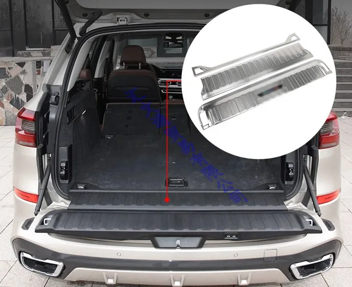 Для BMW X5 G05 2019 2020 Нержавеющая сталь задняя защитная накладка на багажник порога