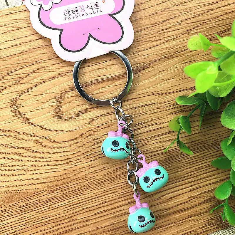 Disney Alien детский манеж мультфильм медный колокольчик брелок для ключей Автомобильный ключ сумка с подвесками аксессуары кукла, подарок для мальчиков и девочек сувенир - Цвет: 3