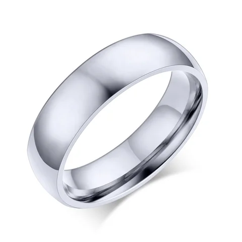 Основные 6 мм свадебные кольца для мужчин и женщин синий/Золотой/Серебряный цвет тон нержавеющая сталь размер США от 4 до 14 удобные