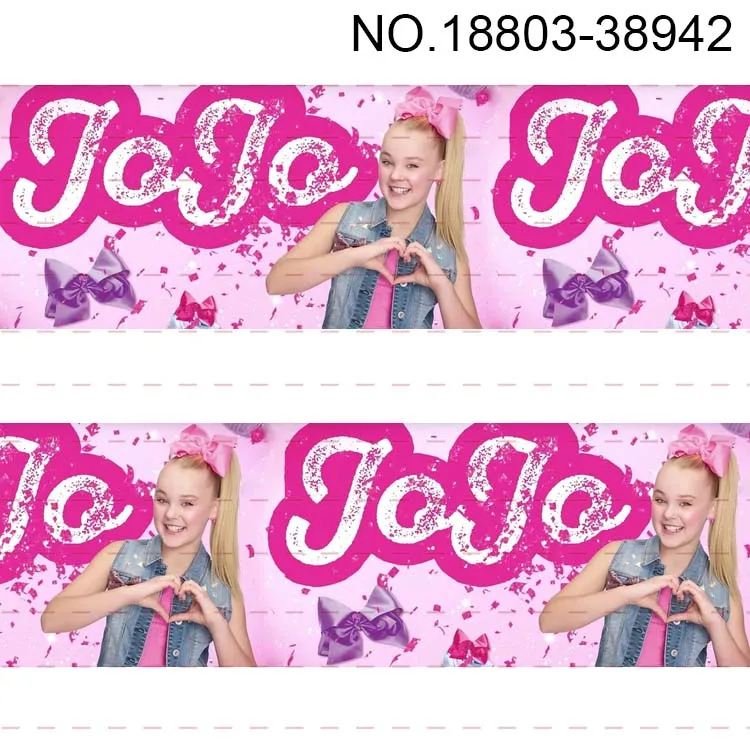 10 ярдов разные размеры JOJO ленты для девочек JOJO/бант волос/розовый/милая лента с