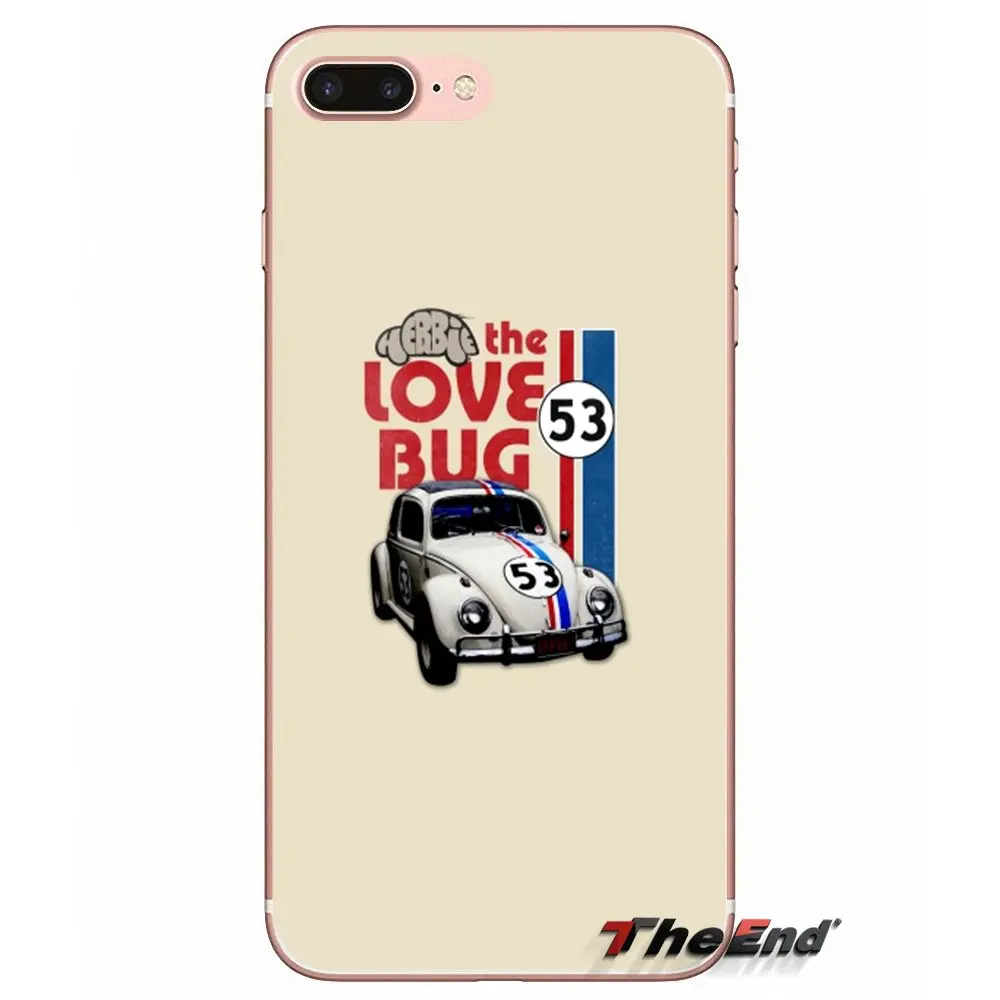 Herbie 53 VW bug beetle силиконовый чехол сумка для Samsung Galaxy S2 S3 S4 S5 MINI S6 S7 edge S8 S9 Plus Note 2 3 4 5 8