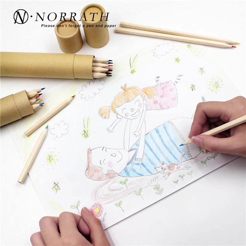 12 шт. картриджи из крафт-бумаги 10000 цветов | Канцтовары для офиса и дома