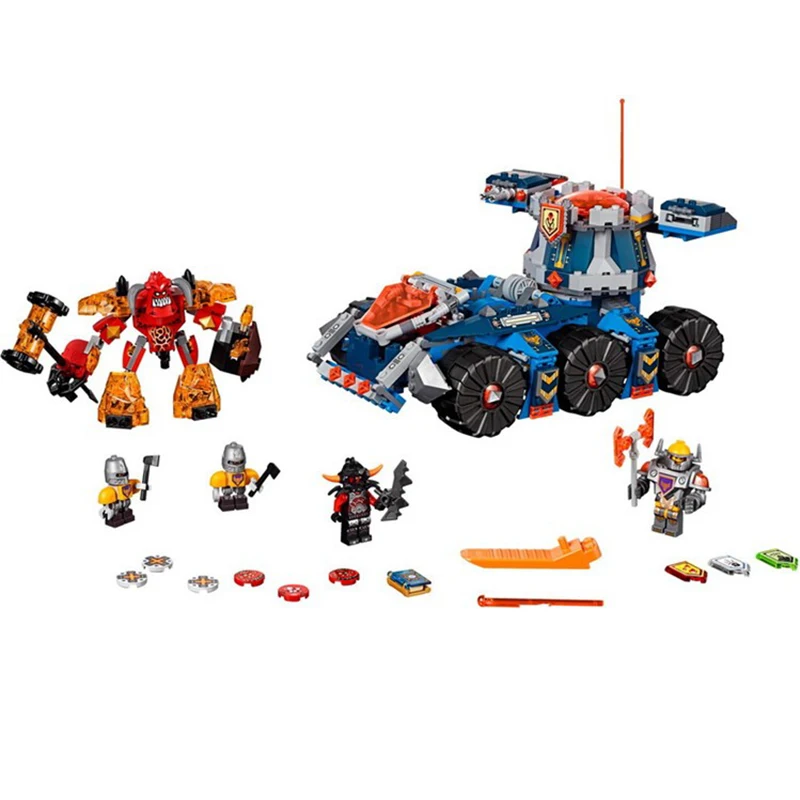 704 шт. Bela 14022 Nexoes Knights Axl Axls Тауэр несущий комбинированные чудесные строительные блоки Наборы игрушек совместимые 70322