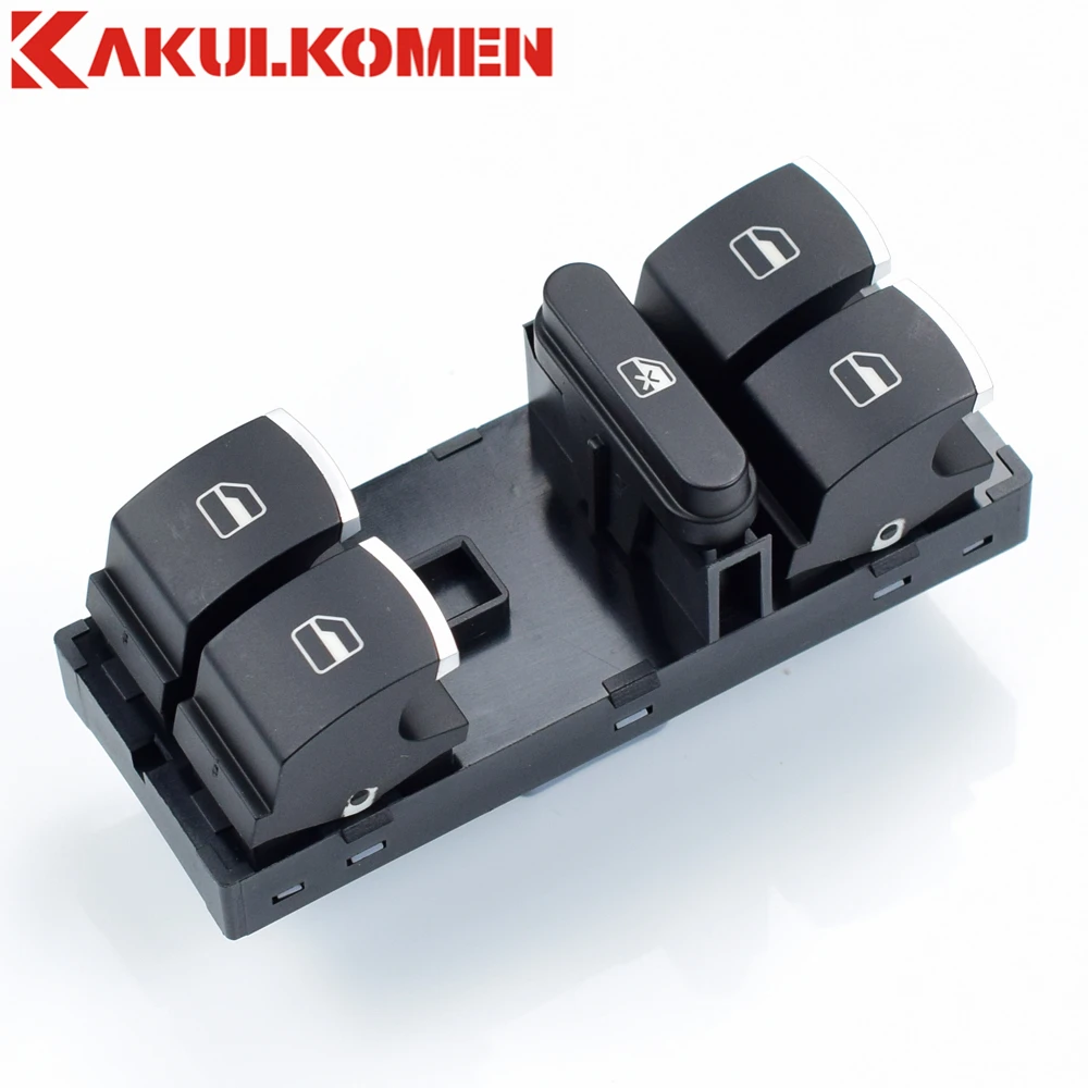 5K4959857 5ND959857 хромированная кнопка включения стеклоподъемника для VW Golf MK5 MK6 Passat B6 B7 Jetta III Amarok Touran GTI