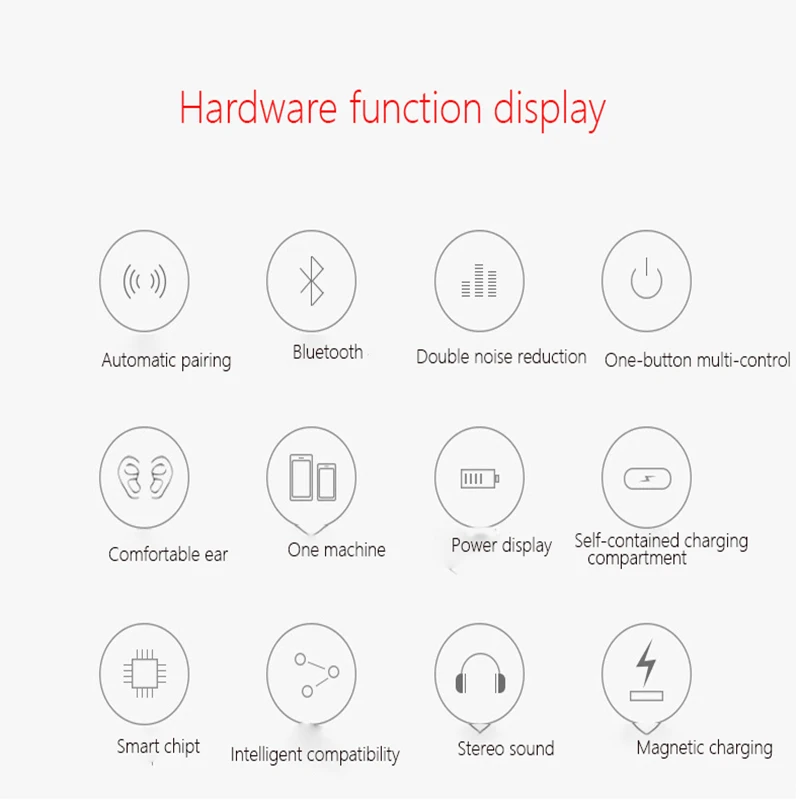 Гарантия Ais беспроводные наушники bluetooth спортивные свободные гарнитура для всех