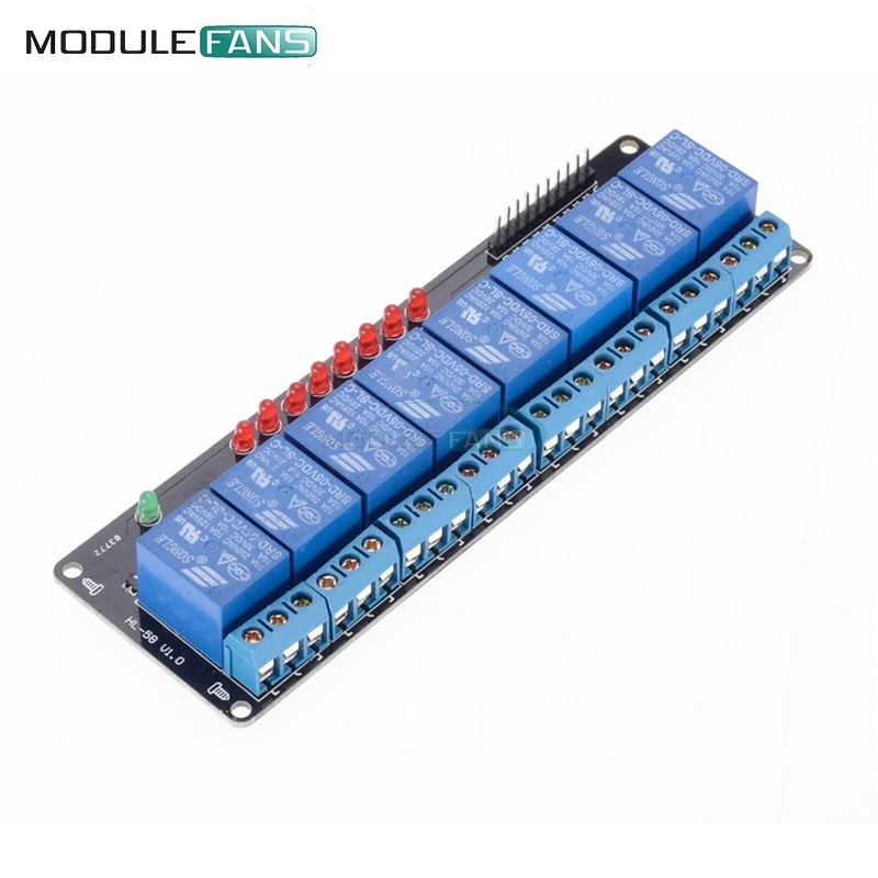 8 канальный релейный модуль 5 В экран для Arduino Uno Meage 2560 1280 ARM PIC AVR DSP|shield for arduino|shield