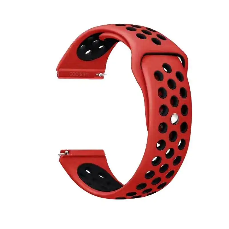 Silicone strap for xiaomi huami amazfit bip Watch Band 22mm 20mm Samsung Gear sport S2 s3 Frontier Classic watch band | Наручные часы