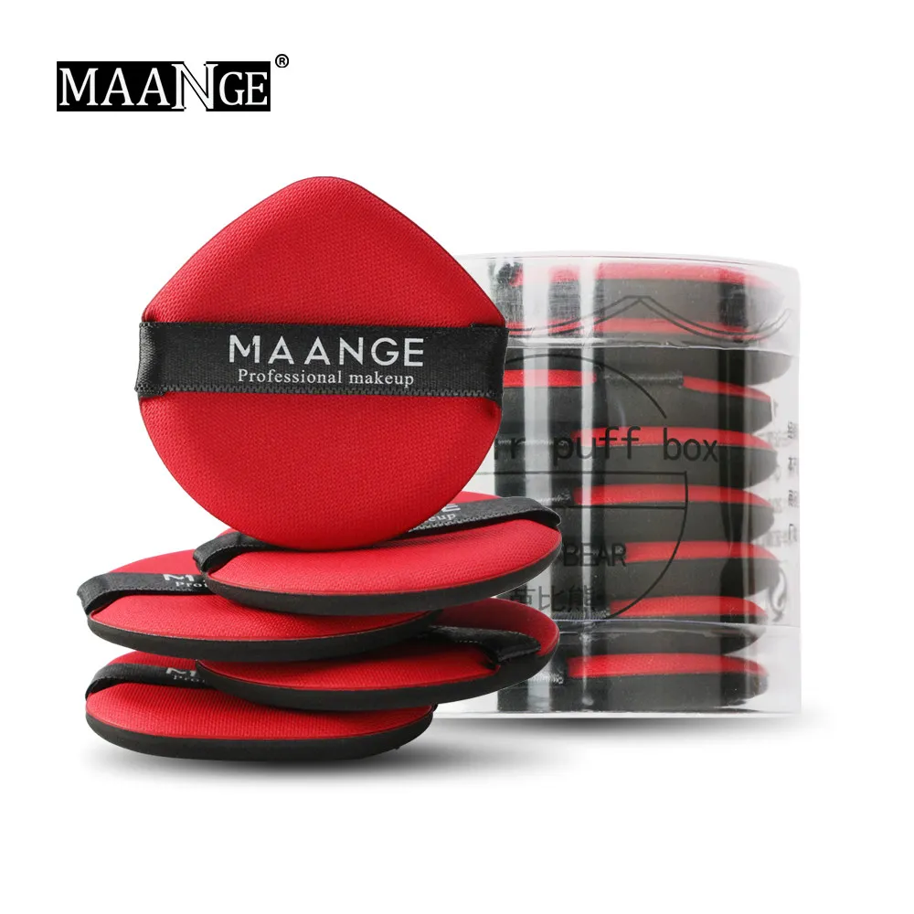 MAANGE 8 шт./компл. круглый кушон для макияжа Губка слоеный сухой влажный двойного назначения маскирующая Жидкая Основа BB/CC крем макияж затяжки