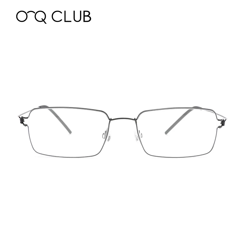 Титановая оправа для очков мужские полуоправы без оправы очки женщин оптическая