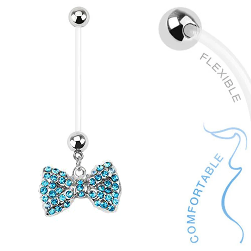 1 шт. кольца для пупка беременных пирсинг ювелирные изделия тела Пирсинг Umbigo 14 г