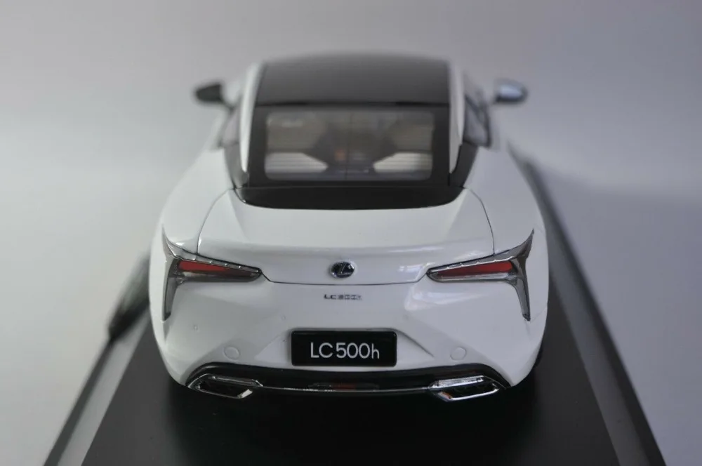 1:18 литая под давлением модель для Lexus LC 500h LC500h белый купе игрушечный автомобиль миниатюрная коллекция подарок LC500 LS500