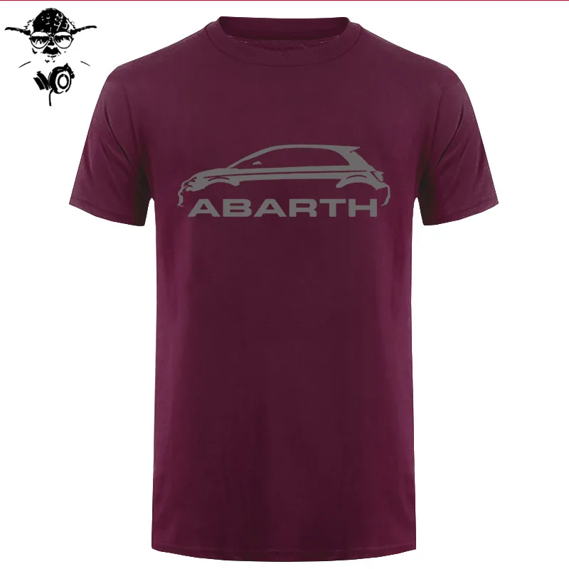 Мужская футболка Fiat 500 Abarth Classic Car s высокого качества с круглым вырезом s забавная футболка новинка футболка