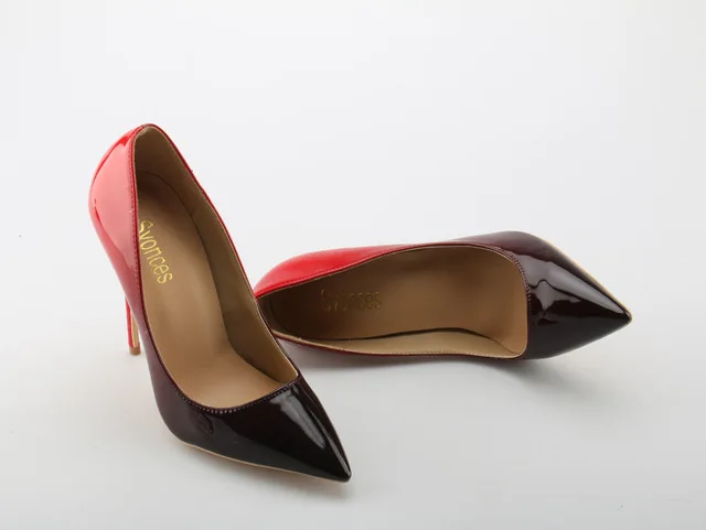 as shown Svonces So Nice Kate/леопардовые туфли-лодочки пикантные женские Вечерние туфли на высоком каблуке свадебные туфли с острым носком на высоком каблуке ультра тонкий высокий каблук - Цвет: as shown