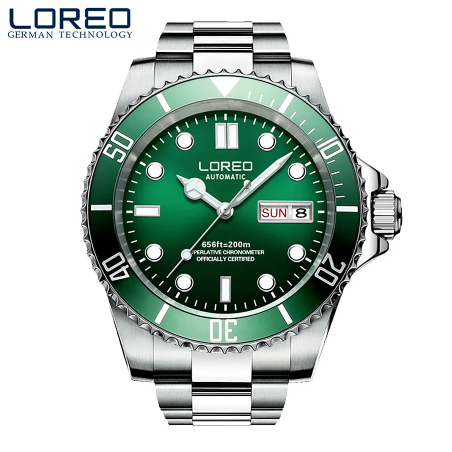 Часы LOREO Water Ghost серии классические часы с двойным календарем роскошные мужские