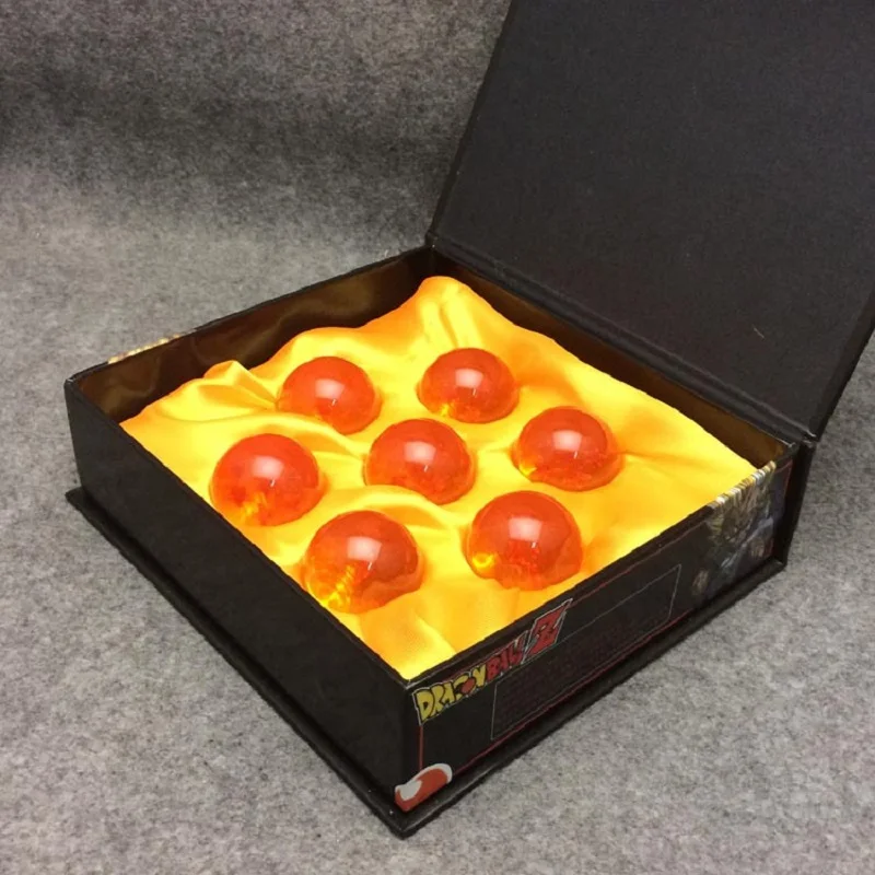 Экшн фигурка из ПВХ A Set 7pcs Dragon Ball Z модель игрушек с кристаллами звездочками