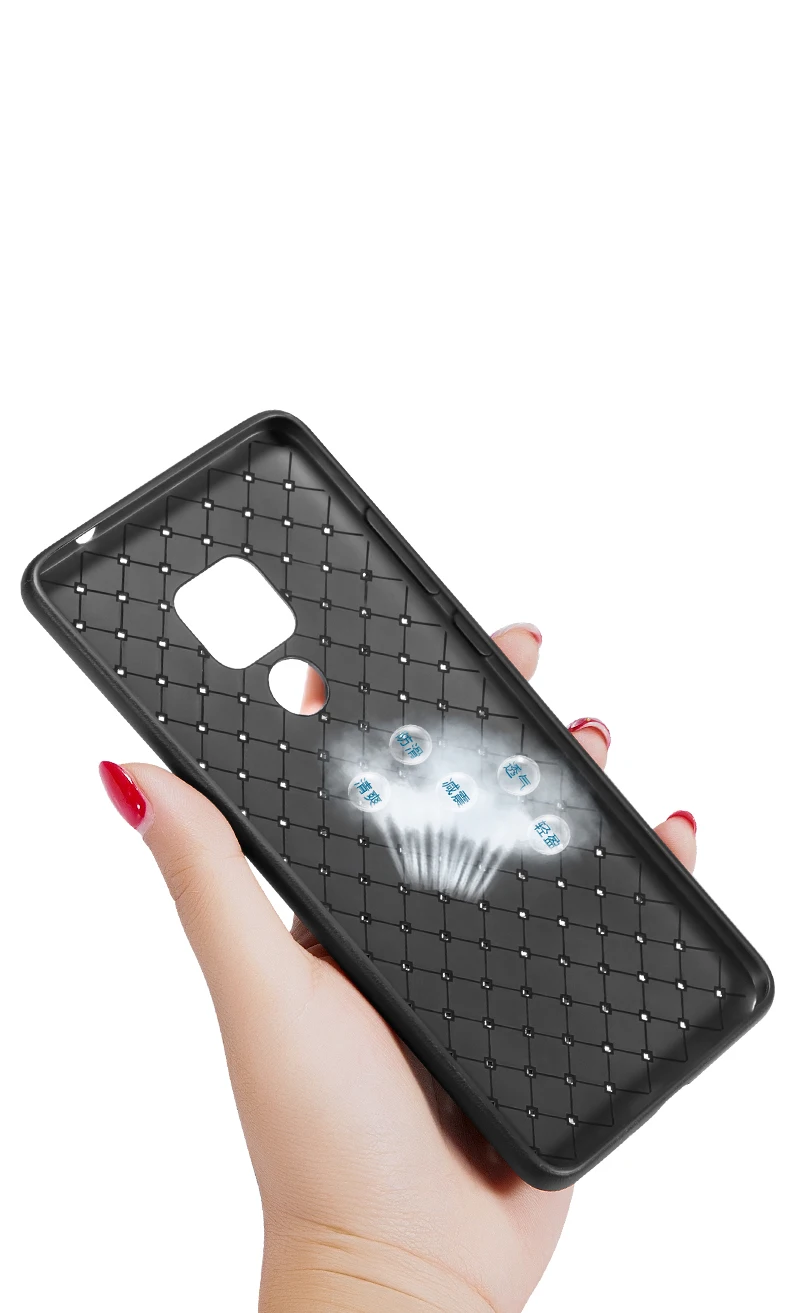 Защитный чехол для Huawei Mate 20 Lite роскошный дышащий мягкий из ТПУ Pro Coque | Мобильные
