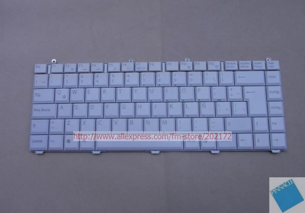 

Совершенно новая белая клавиатура ноутбука 147915461 KFRMBE221A для SONY VAIO VGN-FS PCG 7D3P серии (Испания)