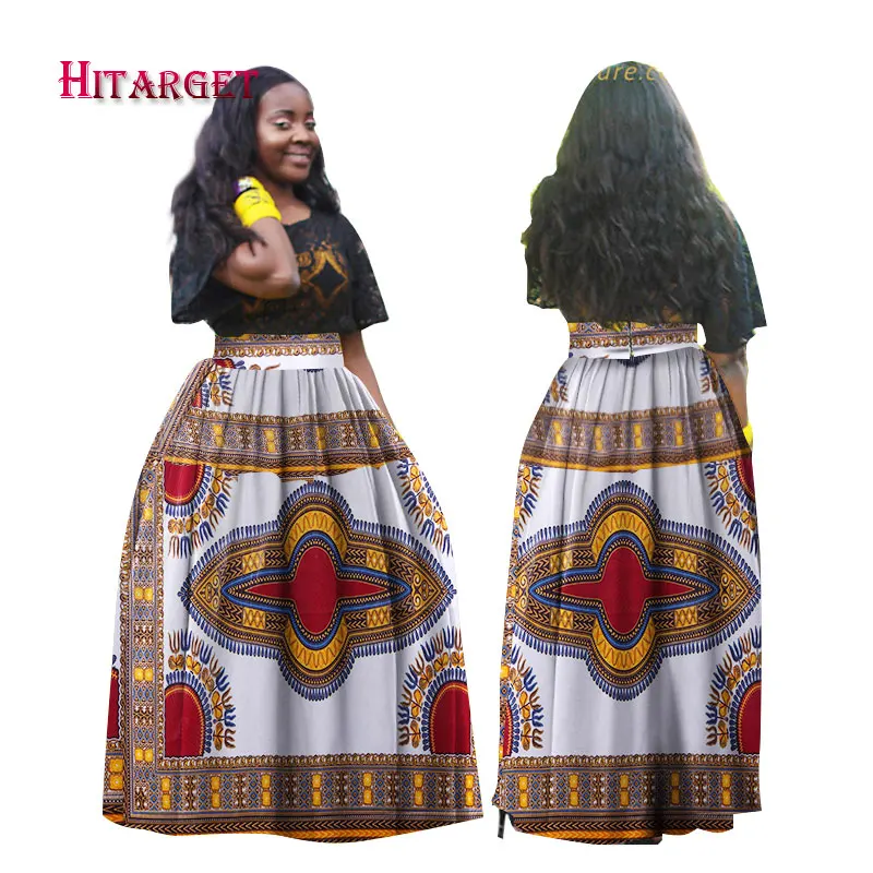 Hitarget 2019 Женская африканская традиционная длинная юбка с принтом Одежда Анкара
