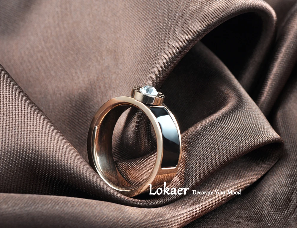 Lokaer классические ювелирные изделия из нержавеющей стали акриловые & раковины